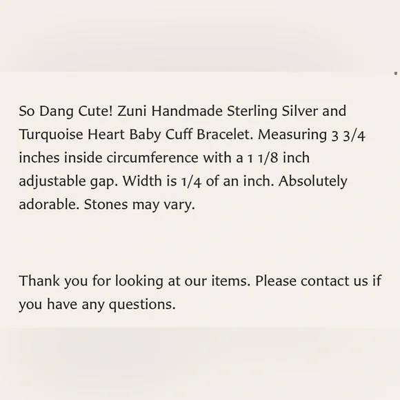 Infant turquoise bracelet - Picture 6 of 6